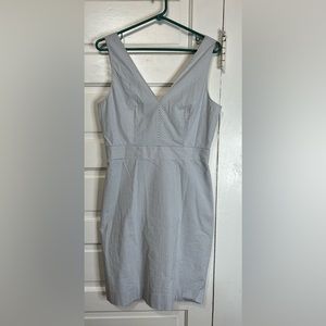 Pinstripe J Crew dress. Bundle $10 items at 2/$10